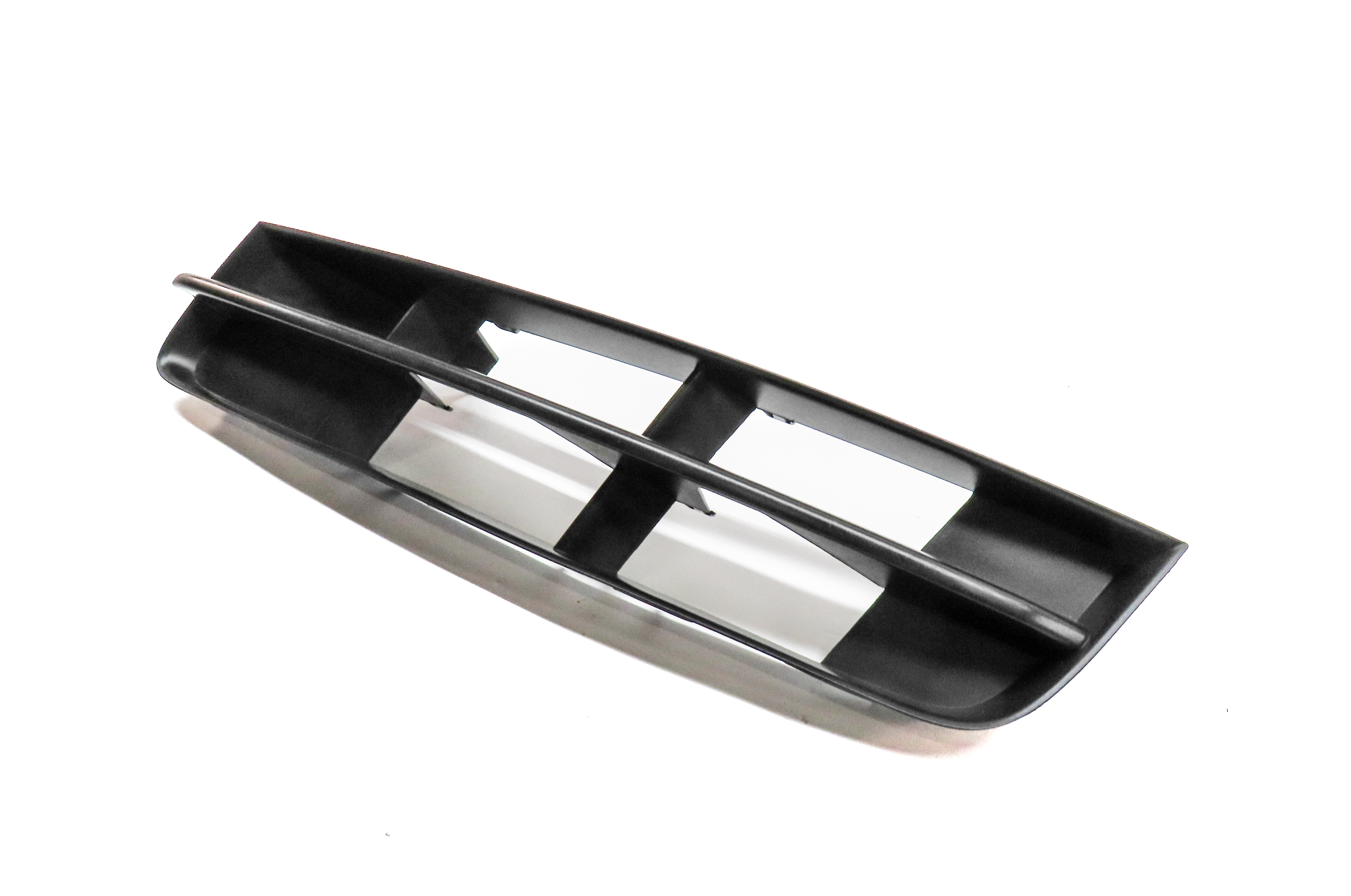 2014 AUDI Q7 (4L) FRONT LEFT DRIVER LOWER BUMPER END GRILLE TRIM (BLACK) — exact item pictured